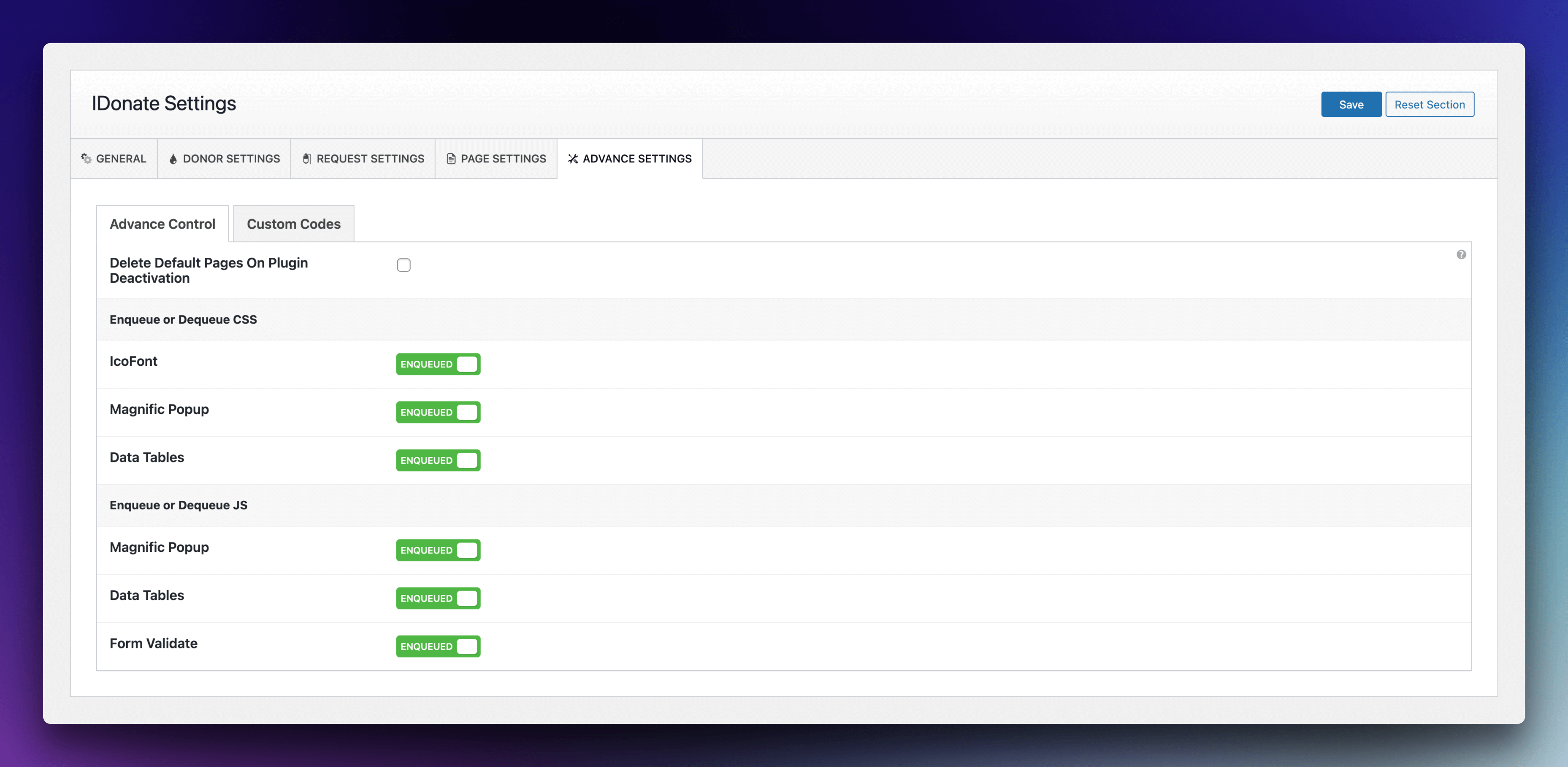 Dashboard Welcome Page