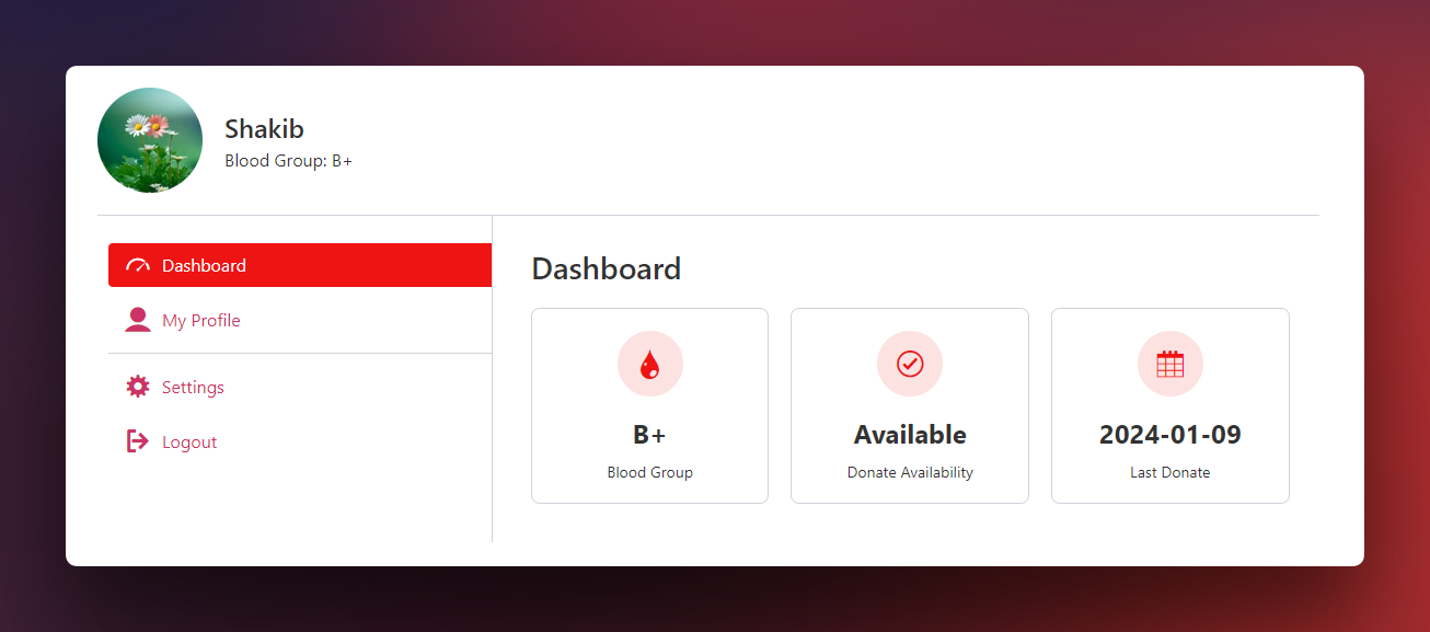 Dashboard Settings General