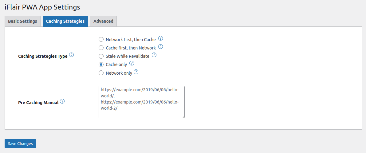 Backend – Caching strategies