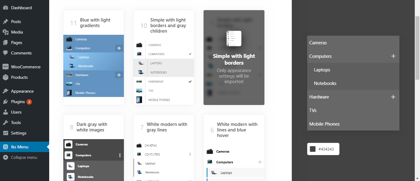 Super detailed documentation ([Just take a look :)](https://docs.iks-menu.com/#/README))