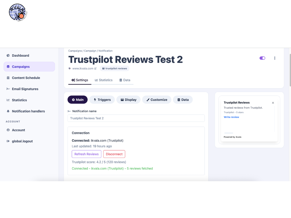 CRM Connection — connect and auto-sync leads to your CRM