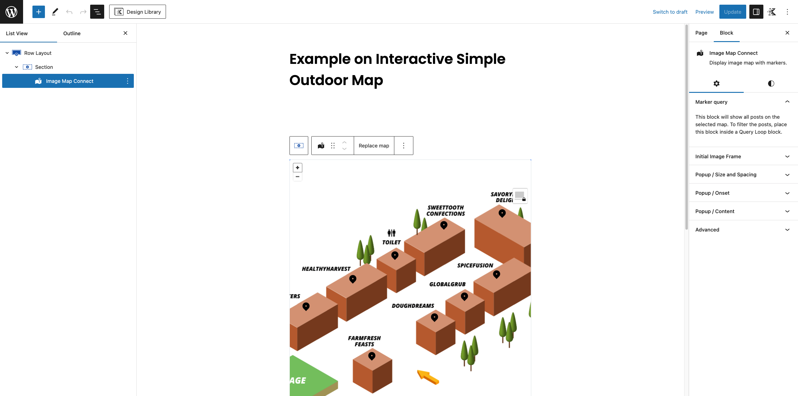 Block / Settings