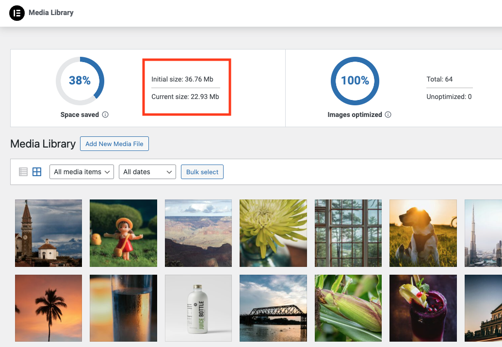 Image Optimizer - Image Optimization in the Media Library