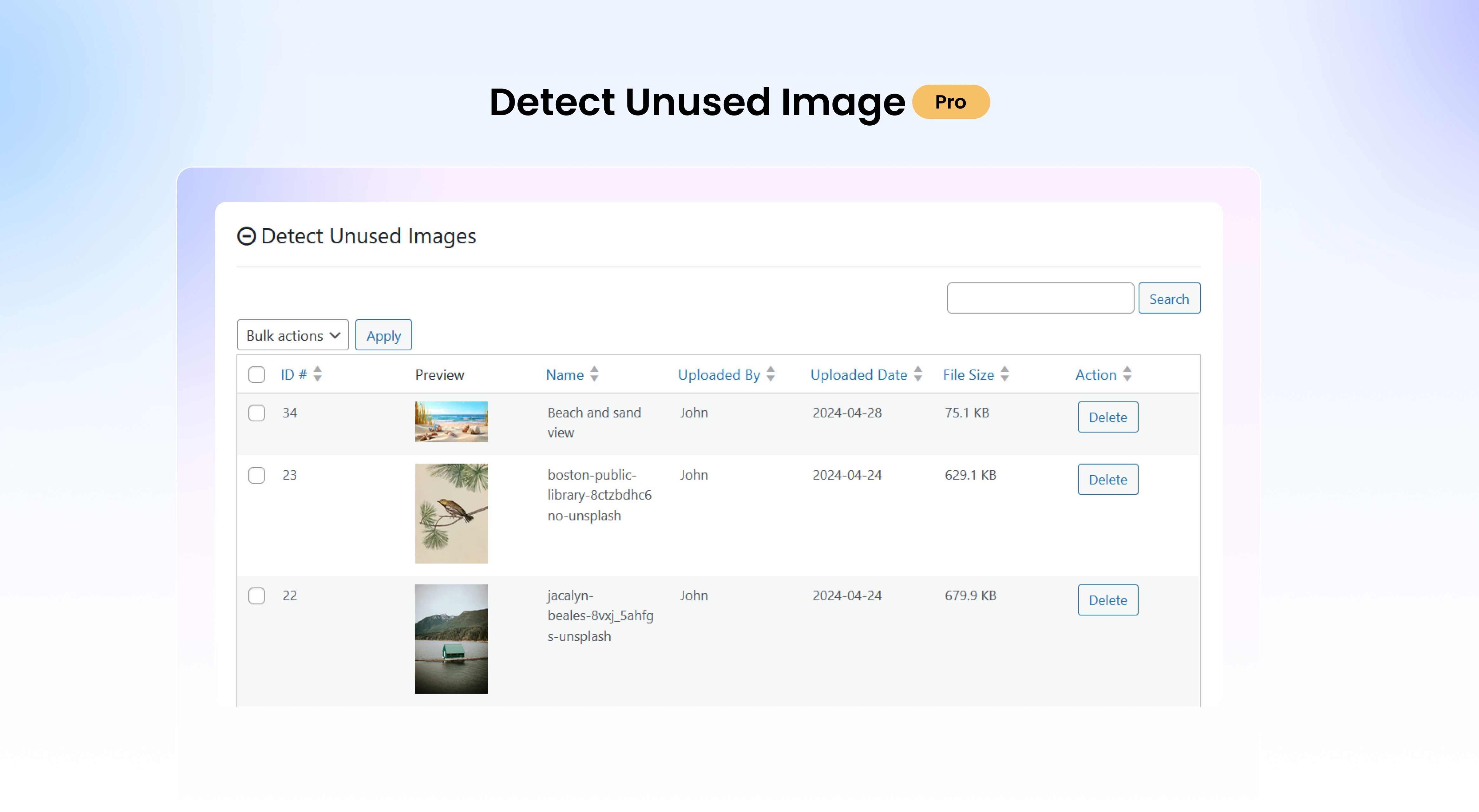 Detect Large Images