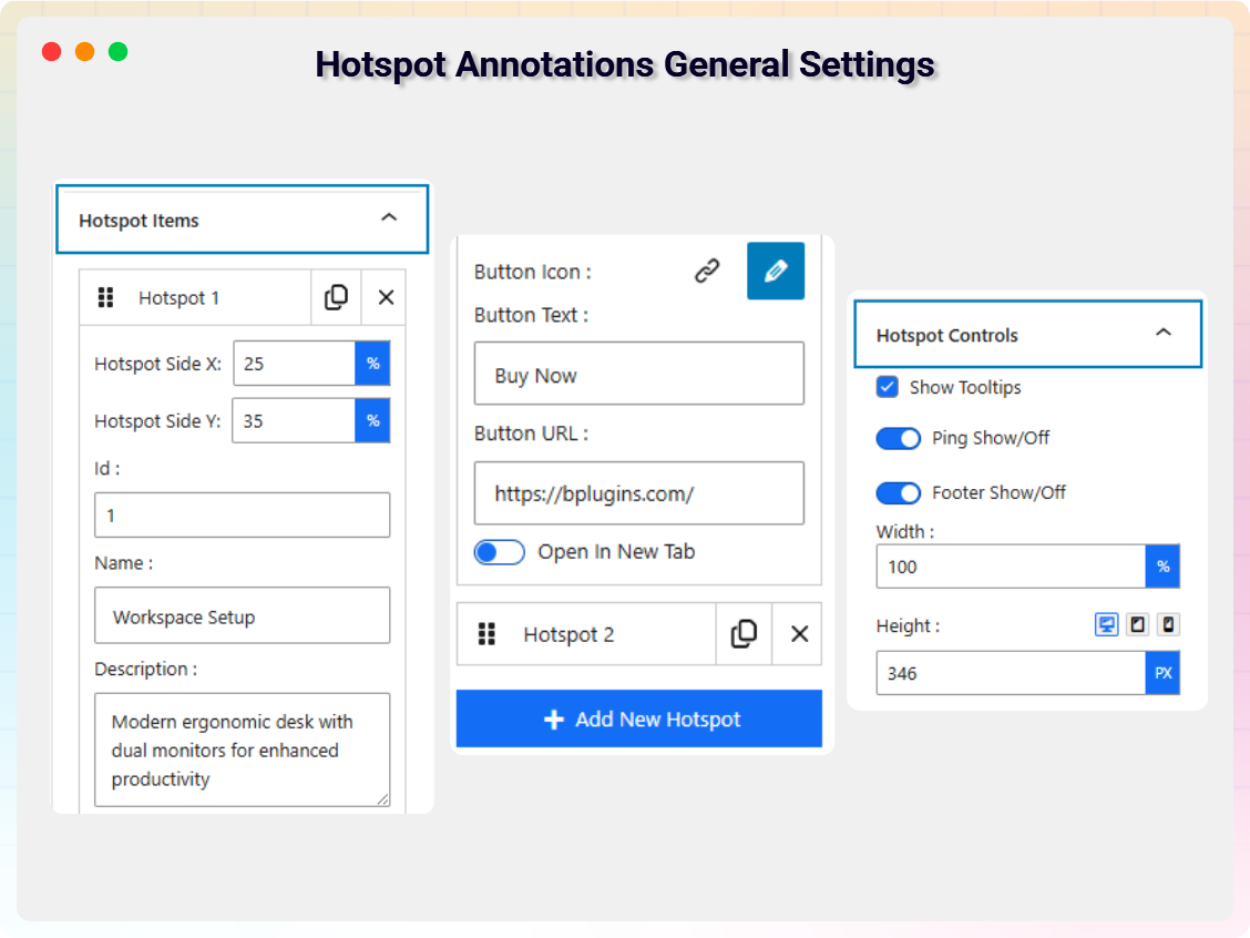 Transform Image Settings