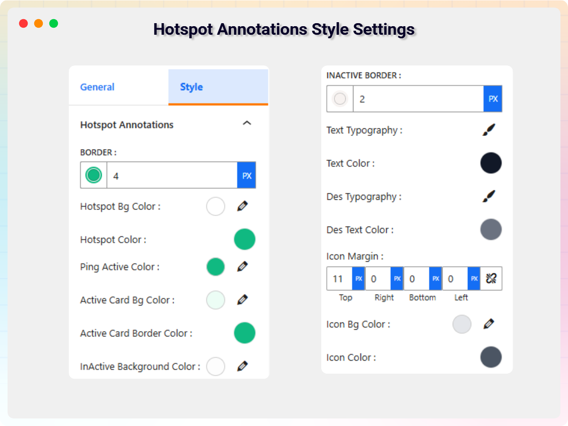 Masking Preview & Settings