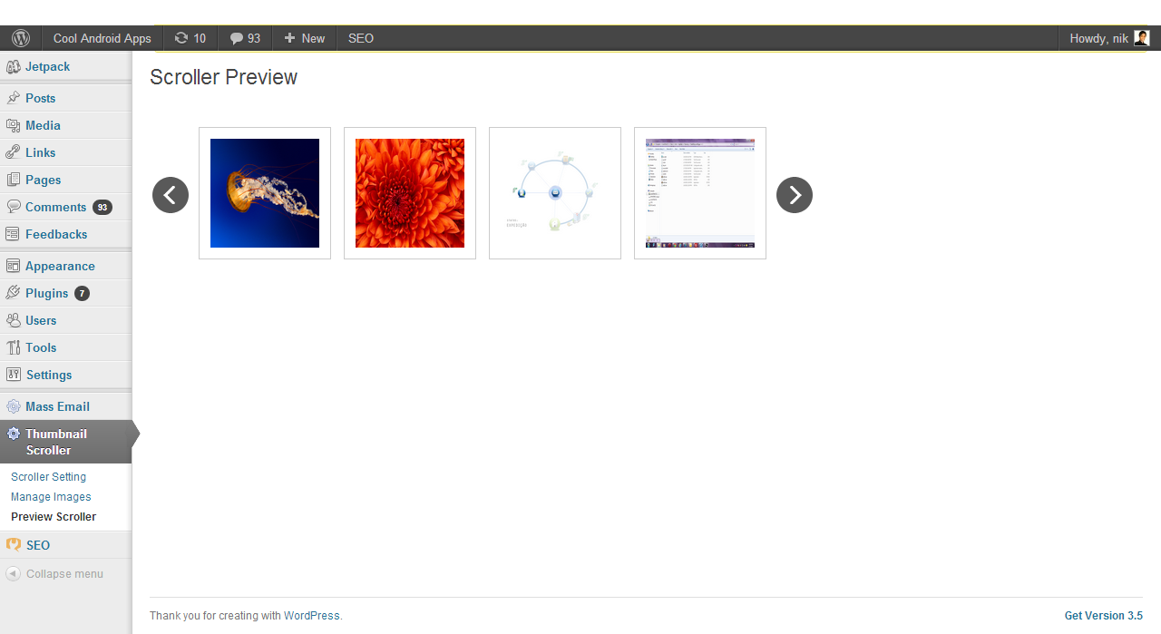Preview Slider