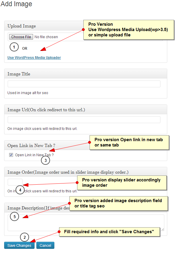 Thumbnail Slider pro version add image.
