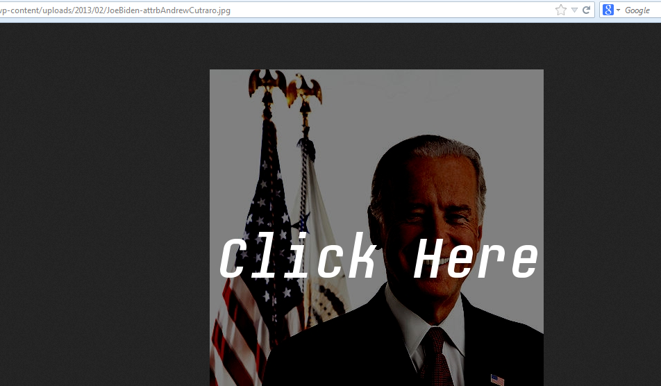 Example of aggressive image protection with Imaguard.