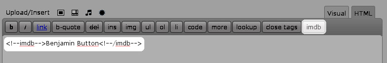 New button added for bloggers who prefer HTML writing way