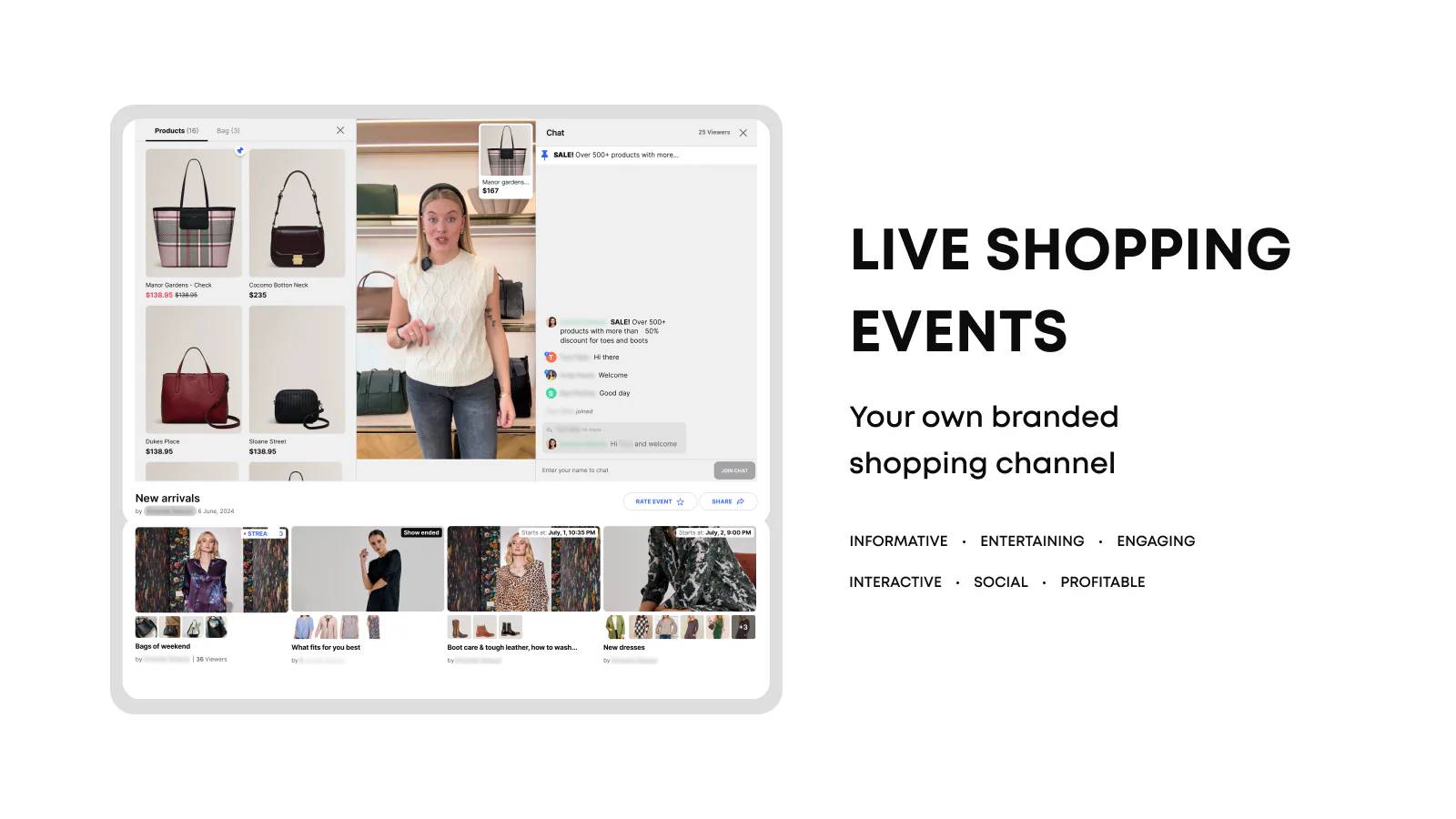 **Live Shopping Platform** - Live shopping made easy & profitable