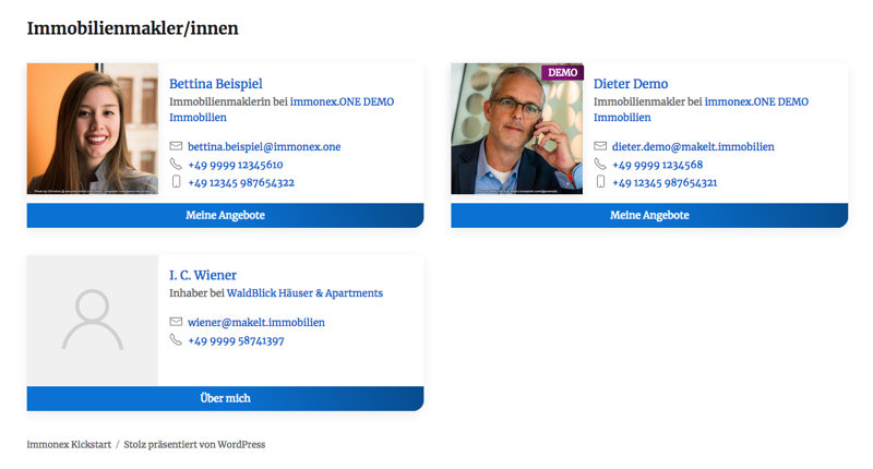 Agency and agent CPT provided by this add-on plugin