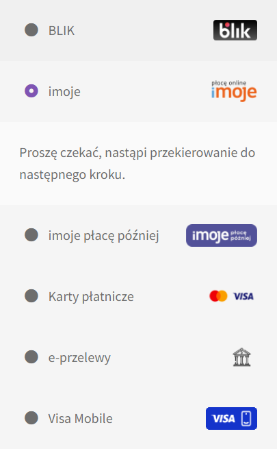 Payment channels on checkout