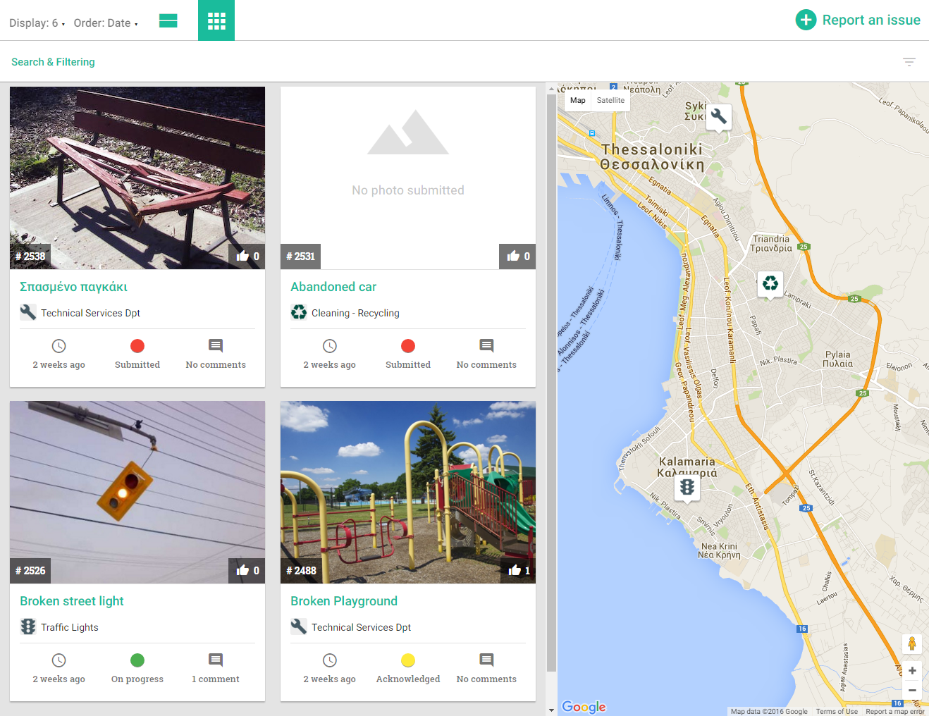 Issues Overview (Grid)