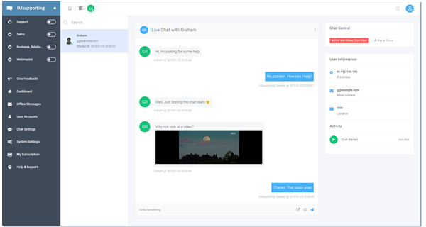 The Main Chat System