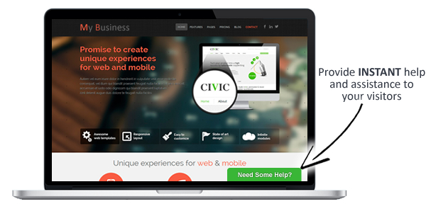 Chat Button Example