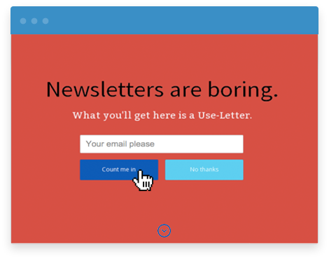 Inbound Rocket power-up - Welcome Mat: Our Welcome Mat power-up is one of the most effective ways to build your site’s audience that we have found.