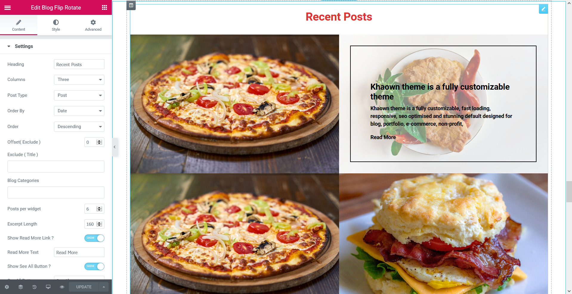 Blog Animated Frame Widget