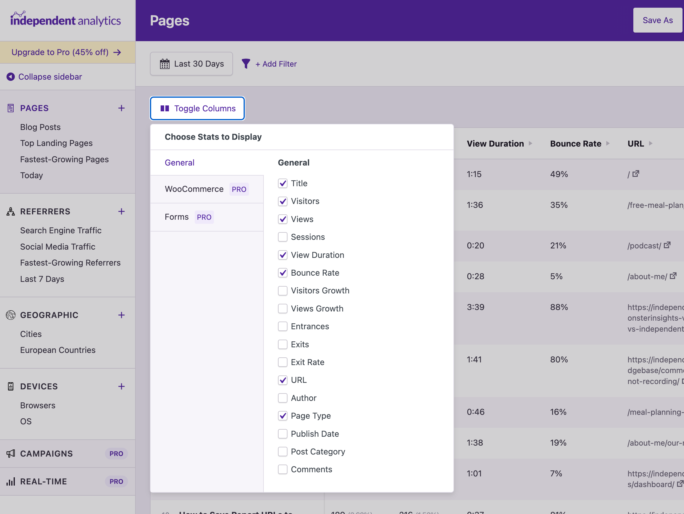 Share access with other users and limit the stats to their own posts only