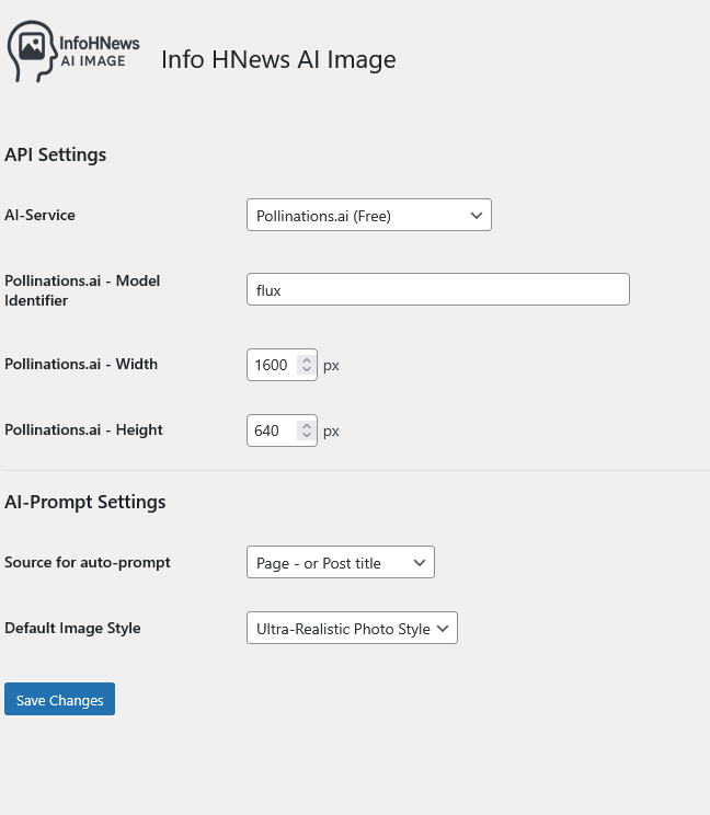 Real-time preview window showing generated images before saving the post.