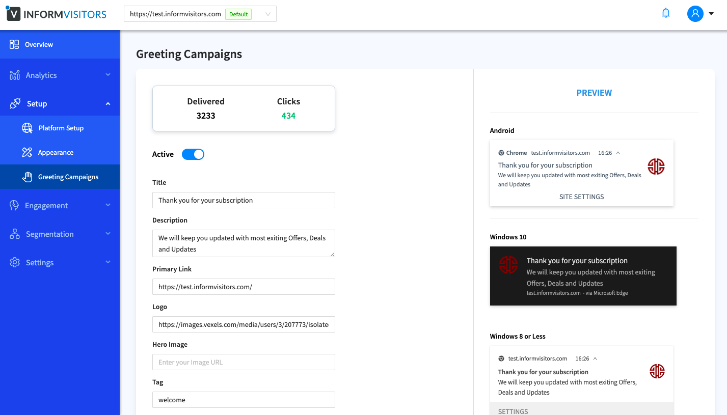Notification Center - Notification history - mobile