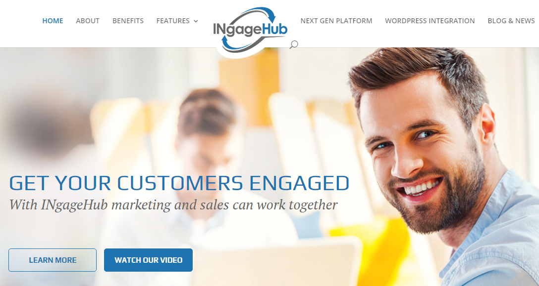 INgageHub can also add engagement to your pages.  Here is our own home page as a one-sided conversation.