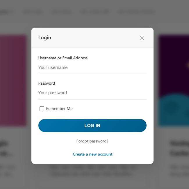 Referral modal with shareable code/link, social sharing buttons, and referral history.