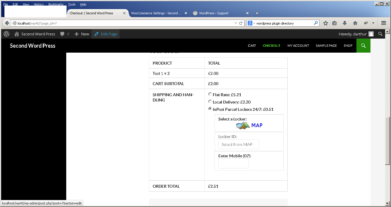 This shows the new fields that the customer is asked to fill in for an