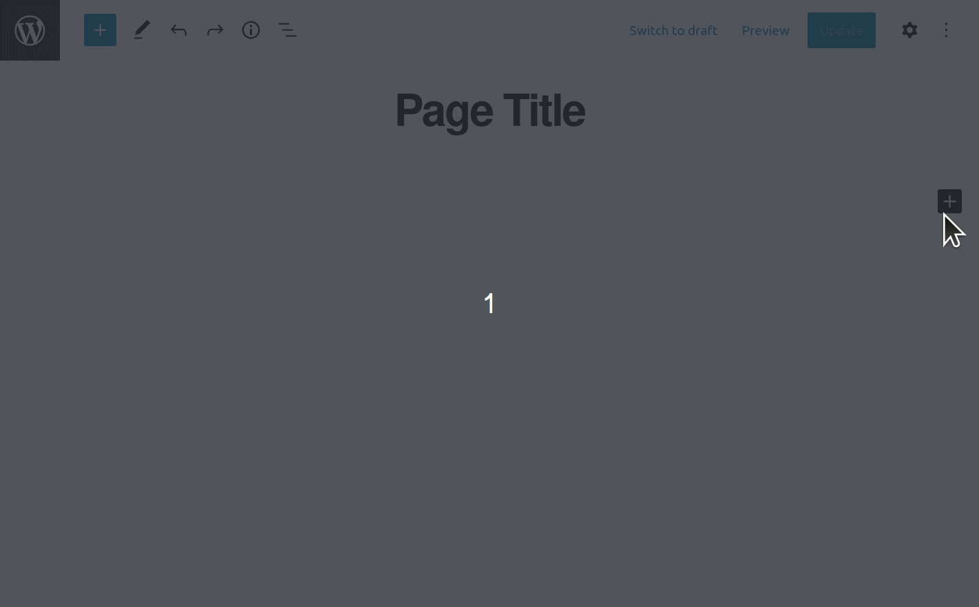 Insert Block Pattern into page ( a paragraph )