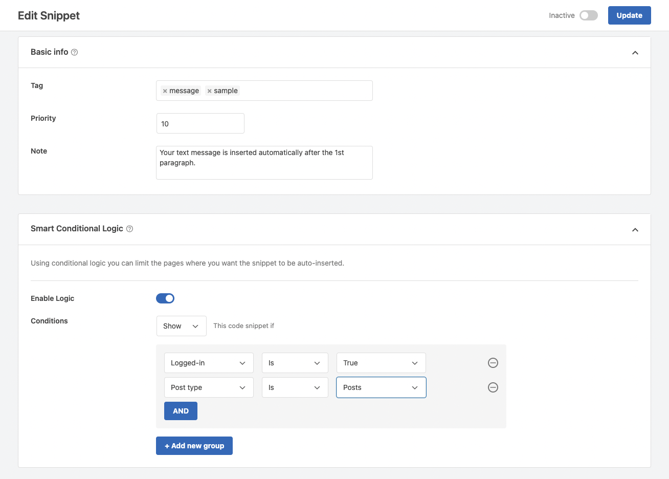 Custom WordPress Code Generators