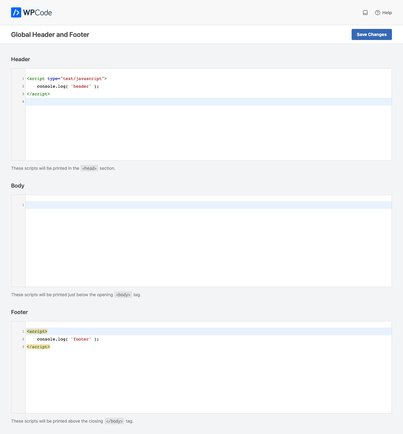 Import and Export Code Snippets