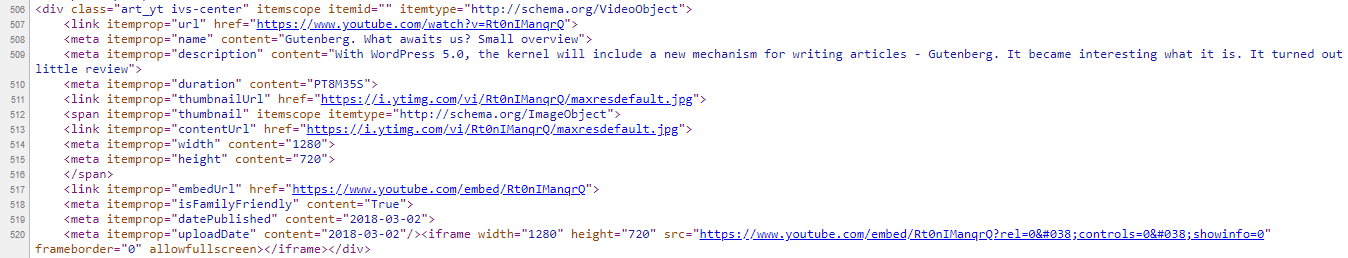 Shortcode source code