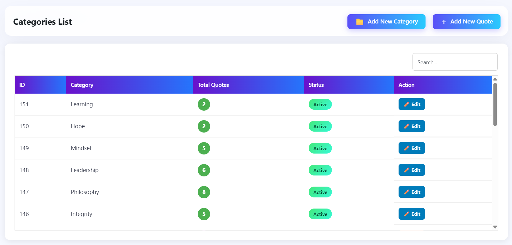 Preview of Quote Layout Design