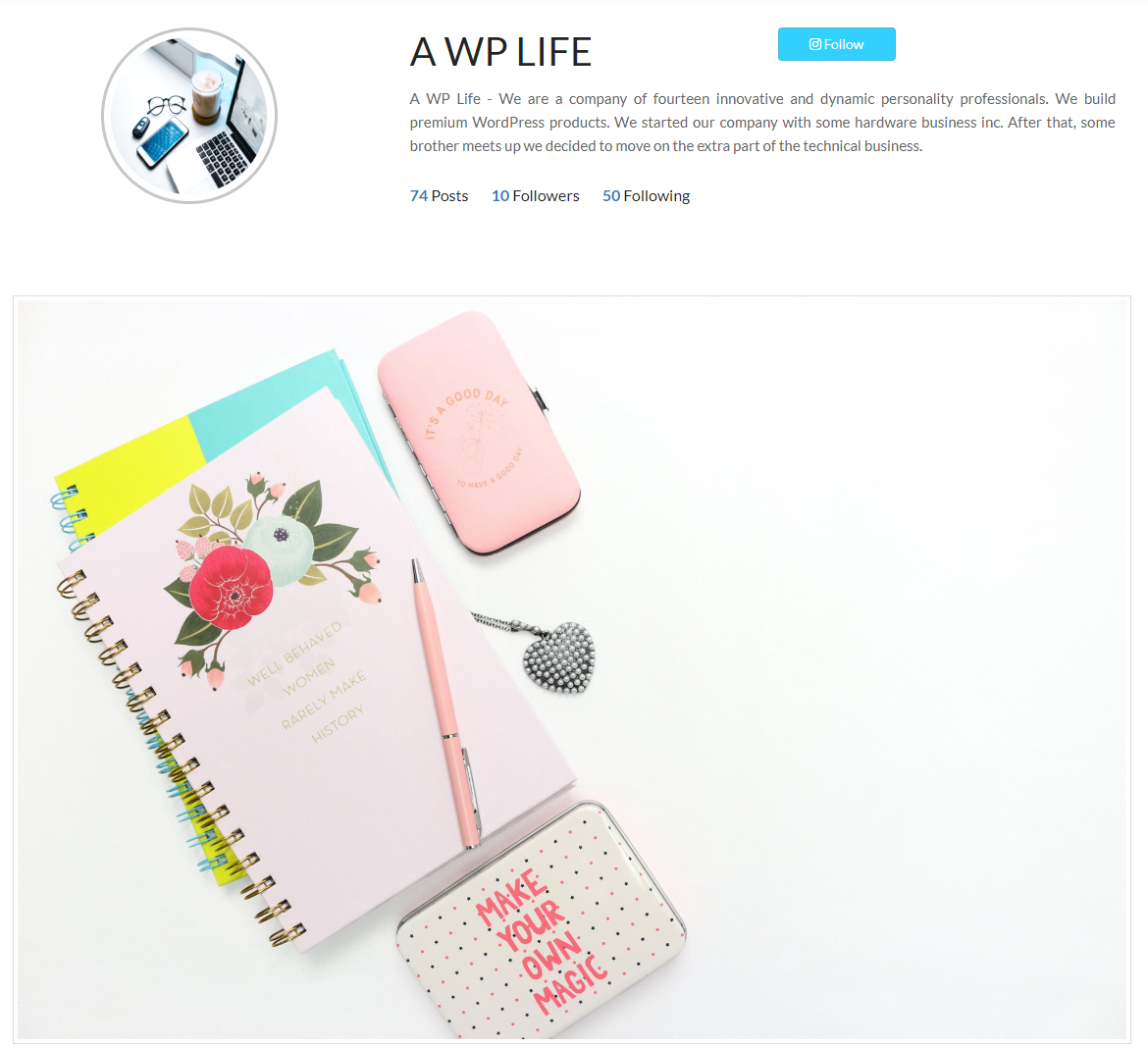 insta style gallery preview
