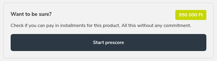 Calculation modal