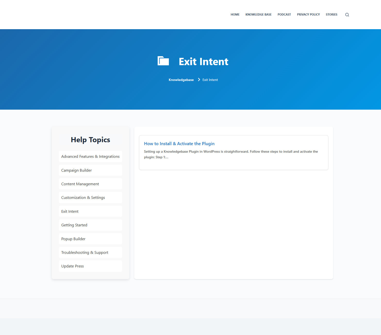 **Help Center Modern (Premium) – Category Page** – Sleek, modern layout for browsing categories