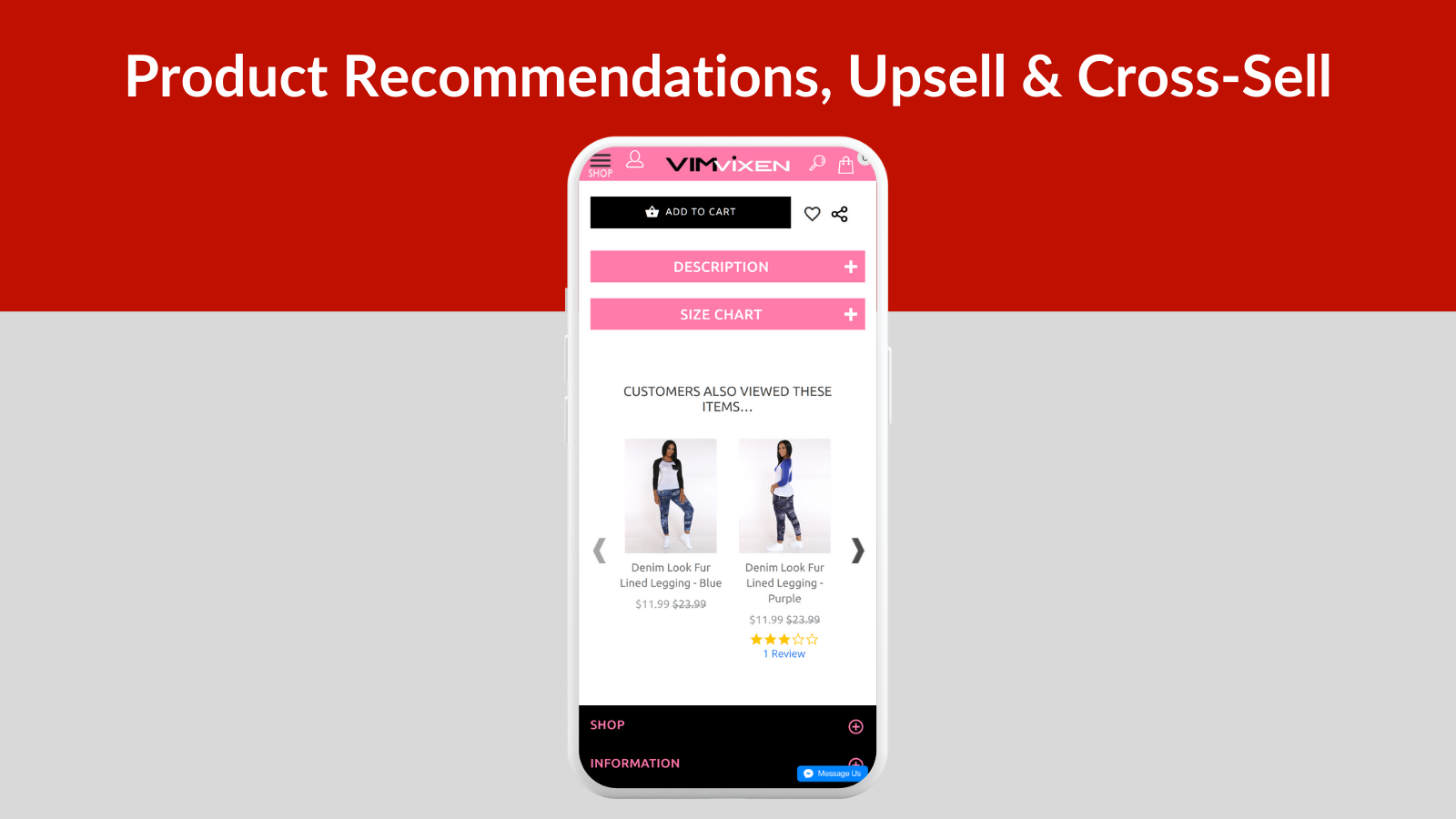 State of the art WooCommerce Search Results Page including Upsell and Cross-sell.