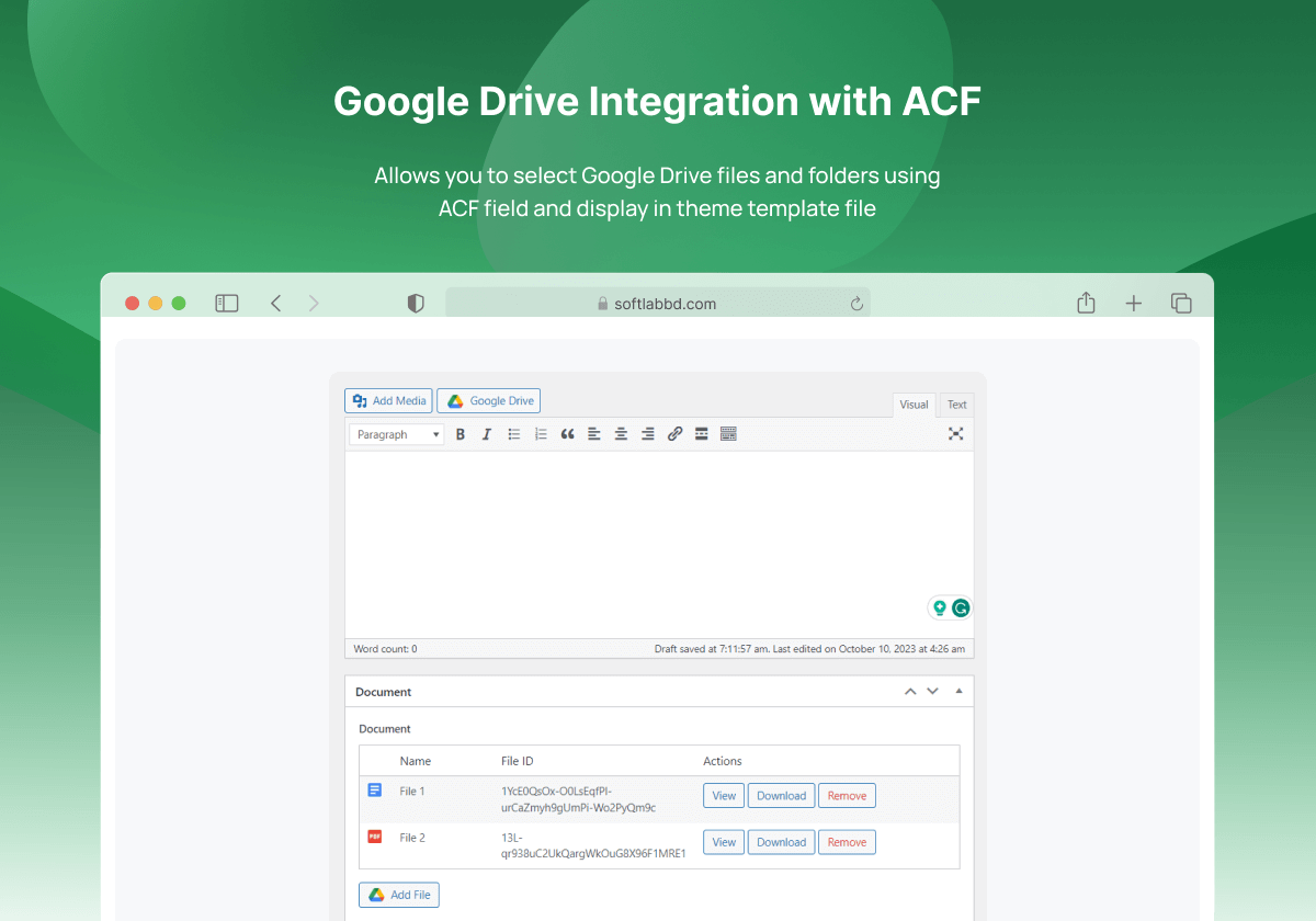 Page Builders Integrations