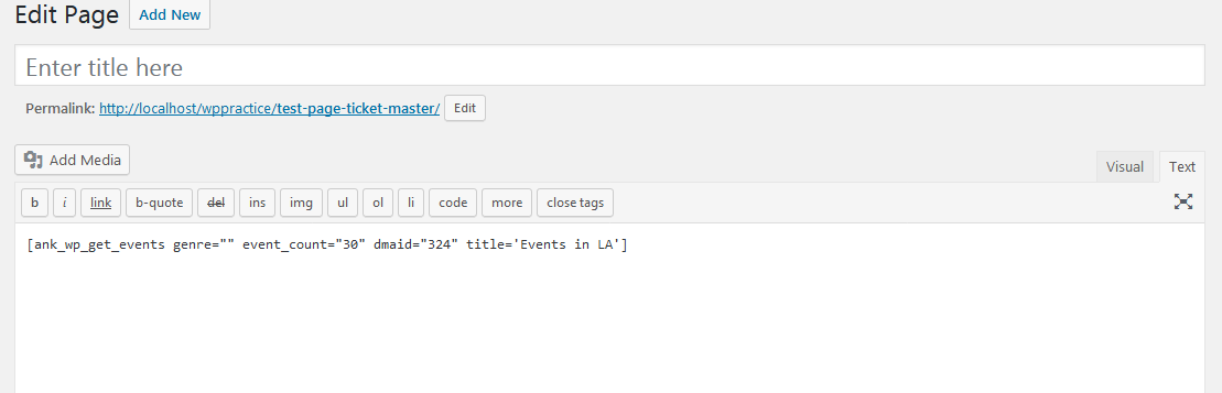 Shortcode