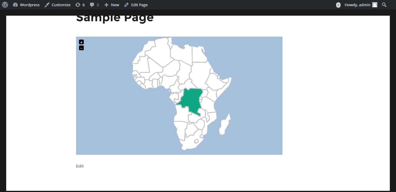 screenshot-4 - Continent Map (Africa).