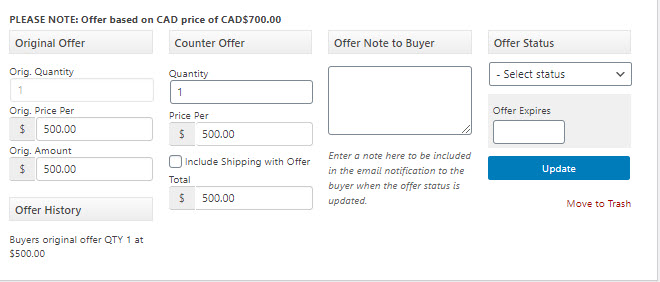Intrackt Offers - Offers Managed in Customer's Selected Currency