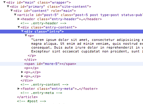Resulting code