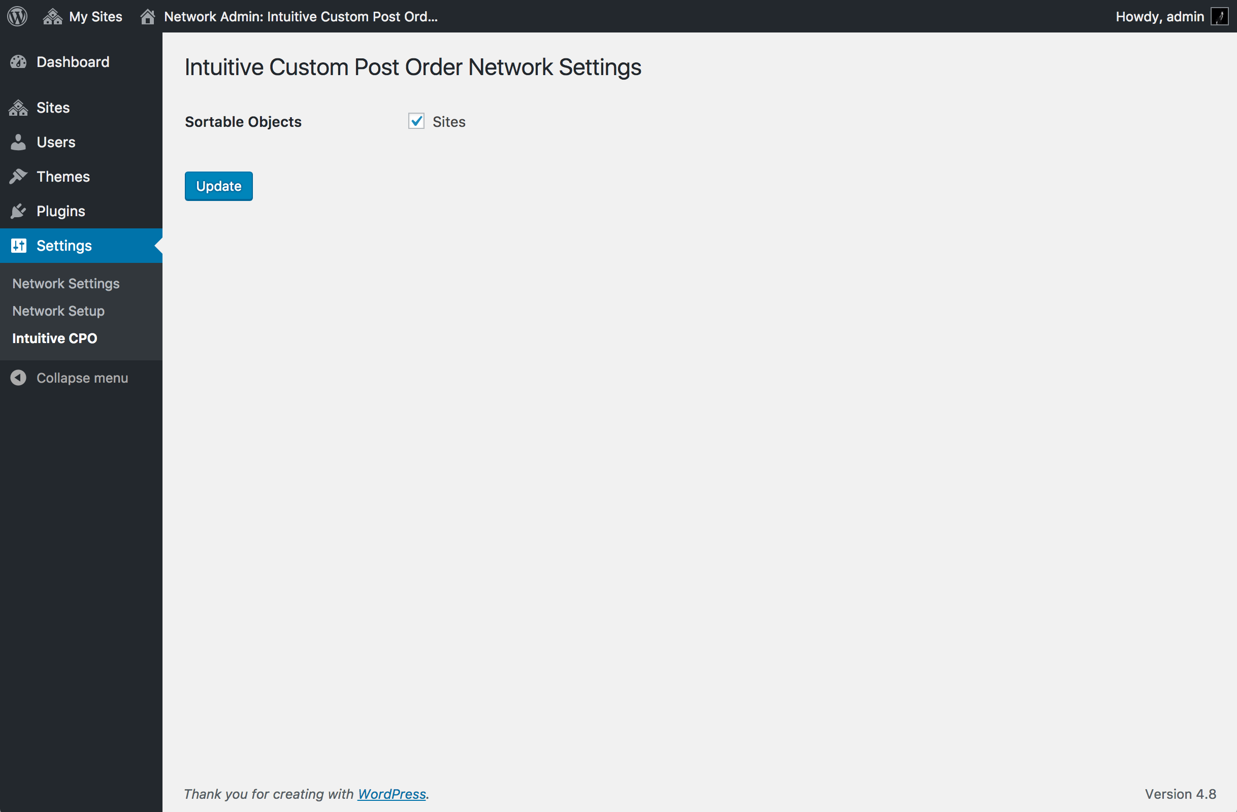 ( for Multisite ) Network Settings