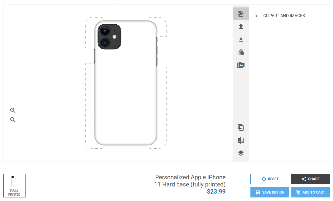 Add a phone case desginer to your website