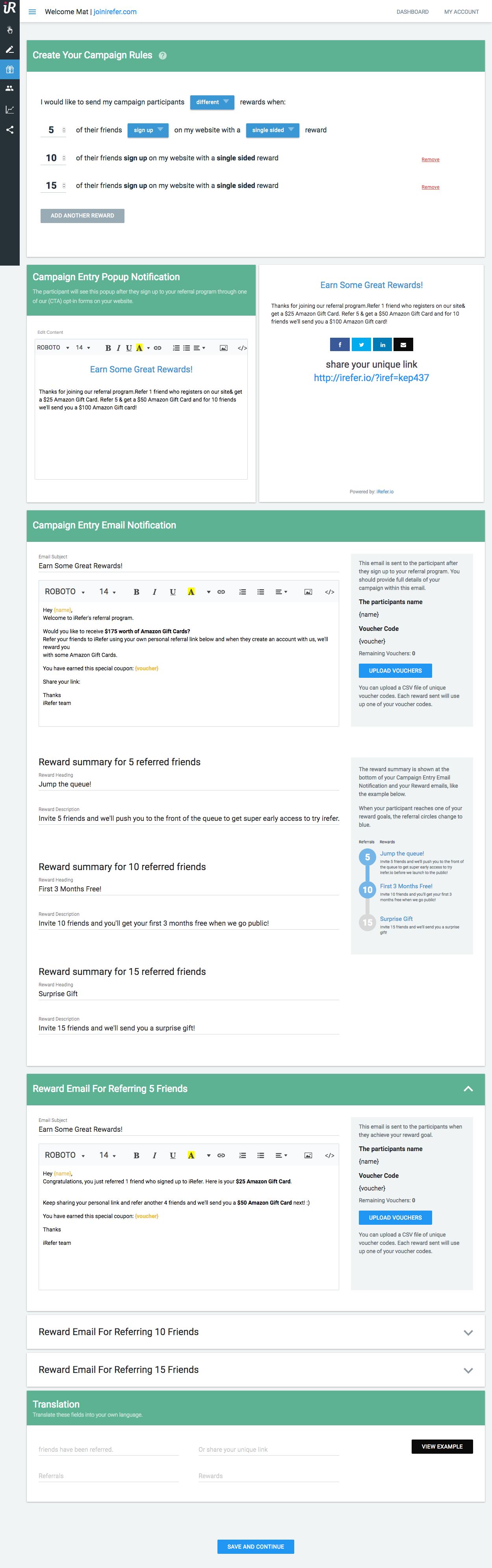 Write your offer