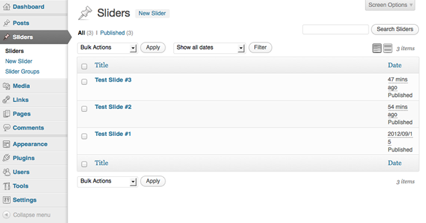 The slides are a custom post type.