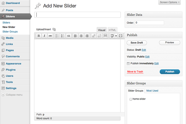 Adding new slides is easy.