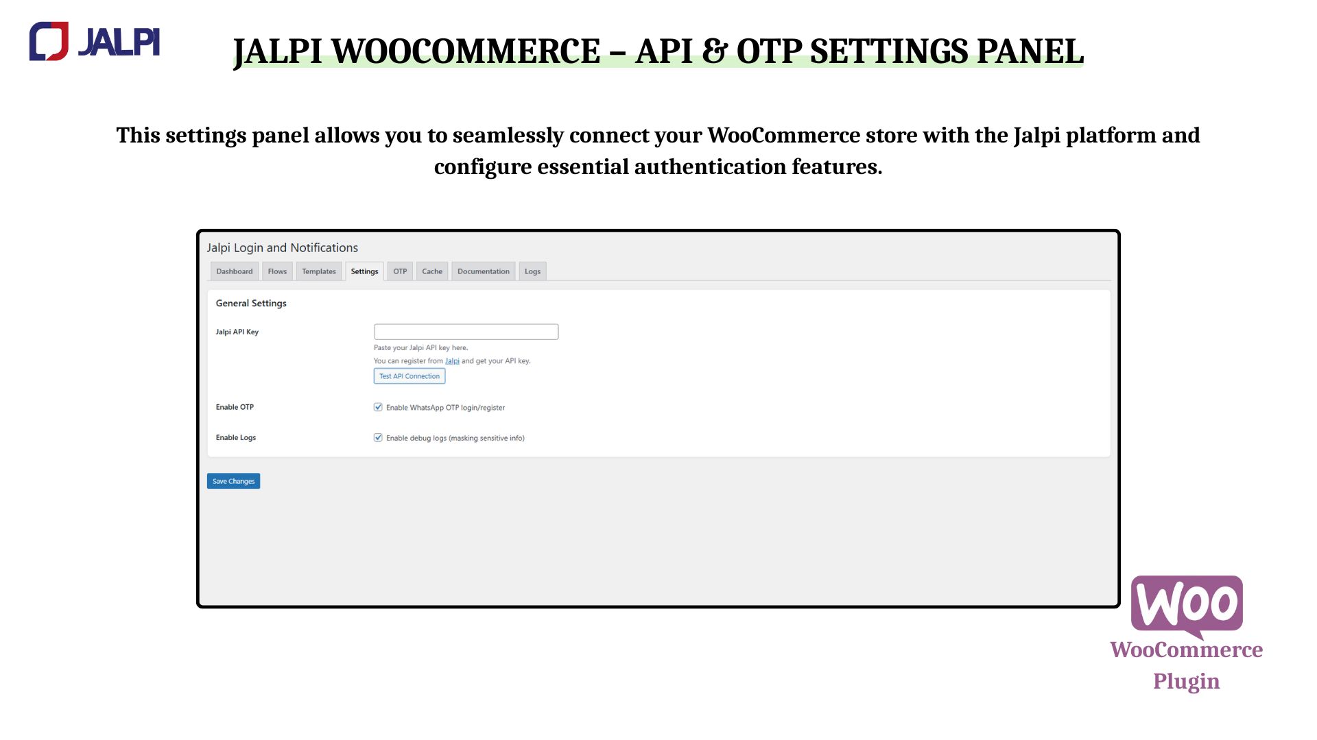 API and OTP configuration