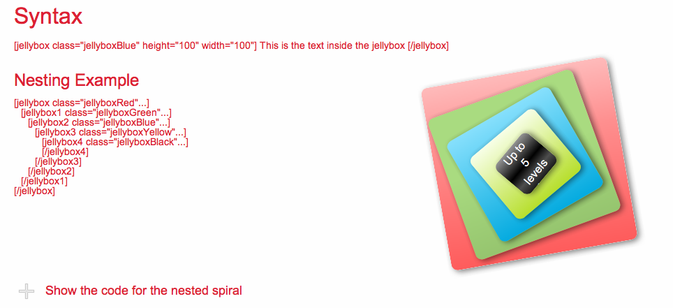 nested jellybox with rotations