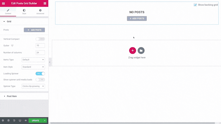 Add posts with user-friendly interface